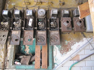 Elektrik eines Wohnhauses in Habana